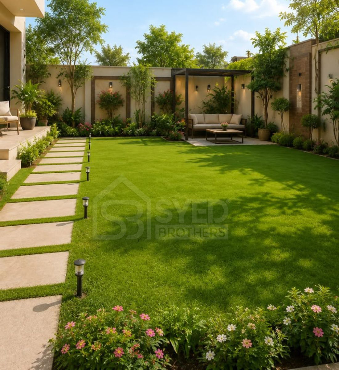 10 Marla House Design with Garden for Outdoor Comfort