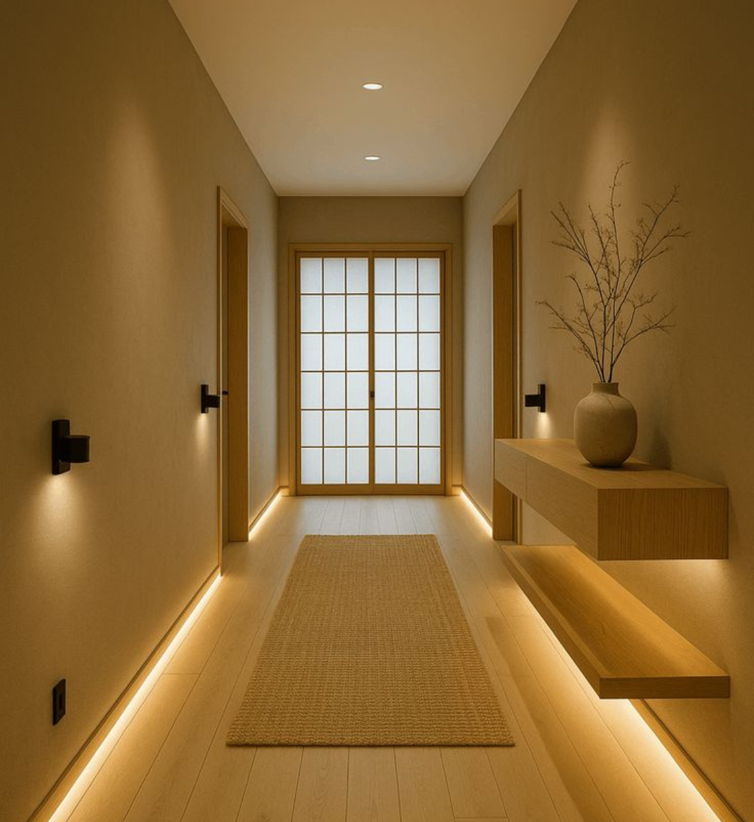 Minimalist Hallway Design By Syed Brothers