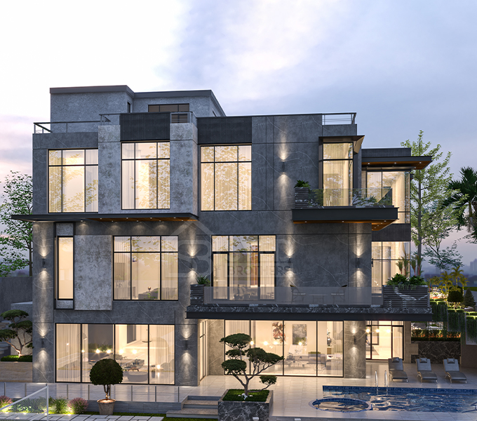 4 Kanal Front Elevation Islamabad By Syed Brothers