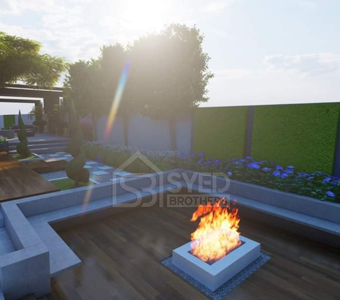 Bone Fire Exterior Design By Syed Brothers