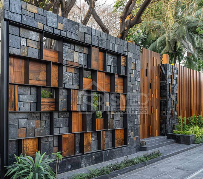 Boundry Wall Exterior Design By Syed Brothers