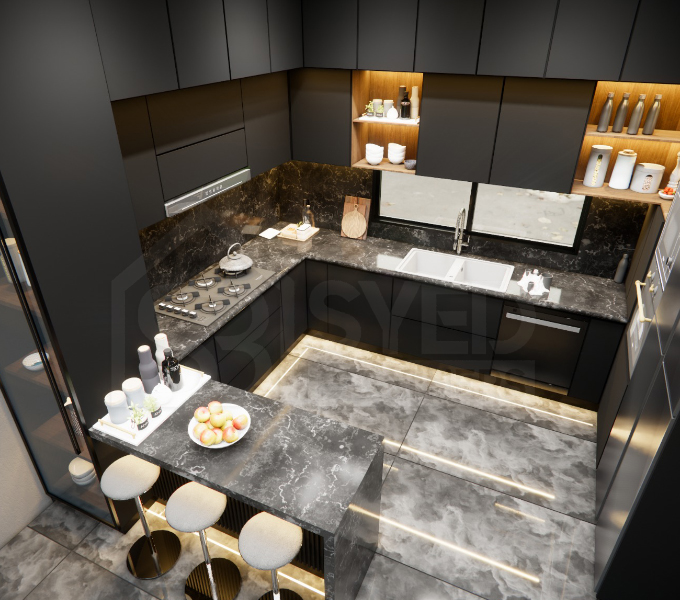 Kitchen Interior By Syed Brothers